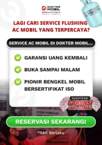 Service Flushing AC Mobil di Dokter Mobil