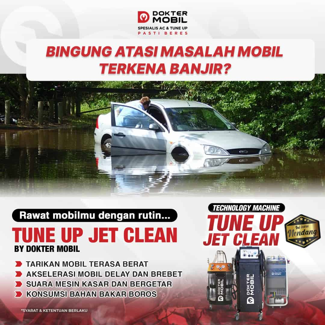 Cara Mengatasi Mobil Terendam Banjir