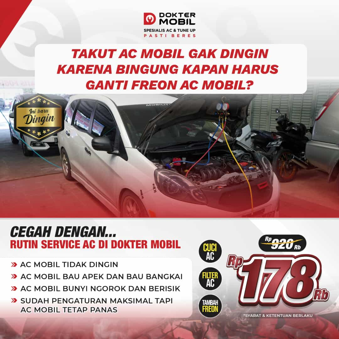 Inilah Waktu Kapan Ganti Freon AC Mobil yang Tepat