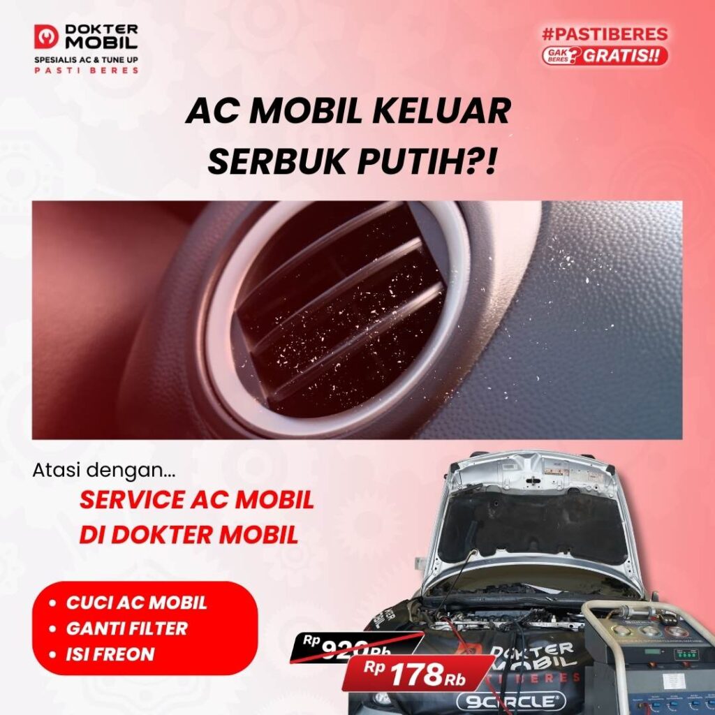 AC Mobil Keluar Serbuk Putih