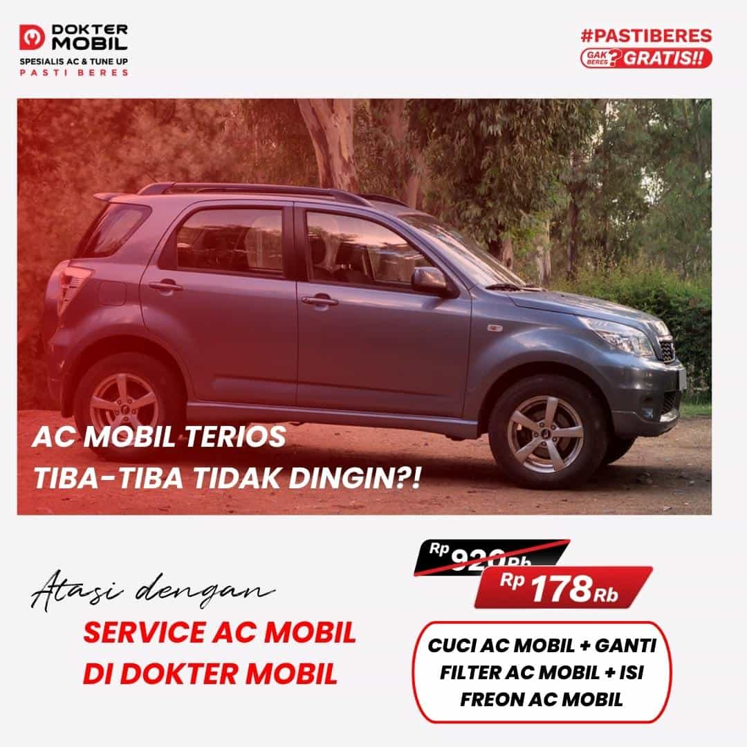 AC Mobil Terios Tidak Dingin Tiba-tiba, Cek Bagian-bagian Ini