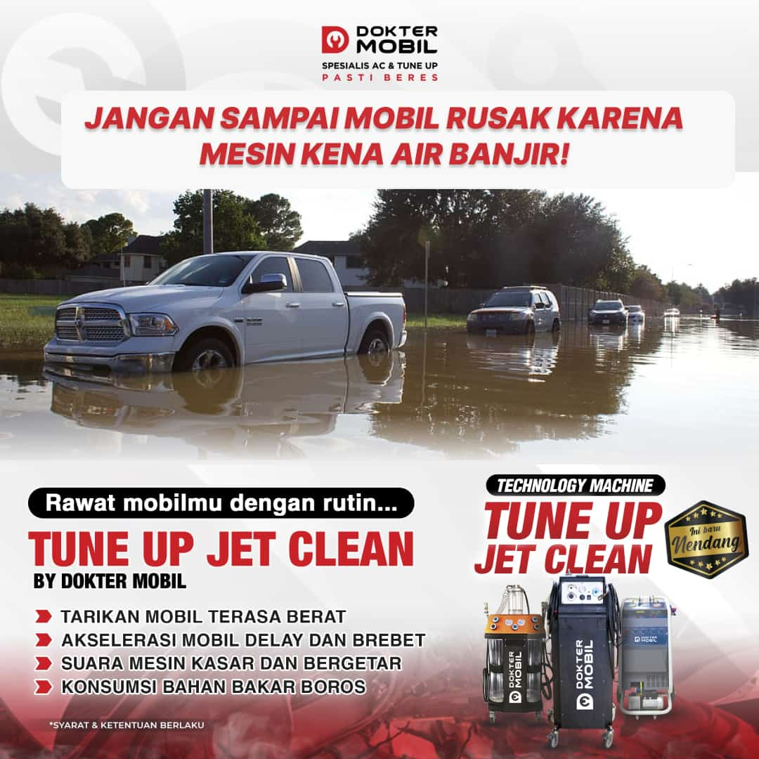 Bagian Mesin Mobil yang Tidak Boleh Terkena Air saat Banjir