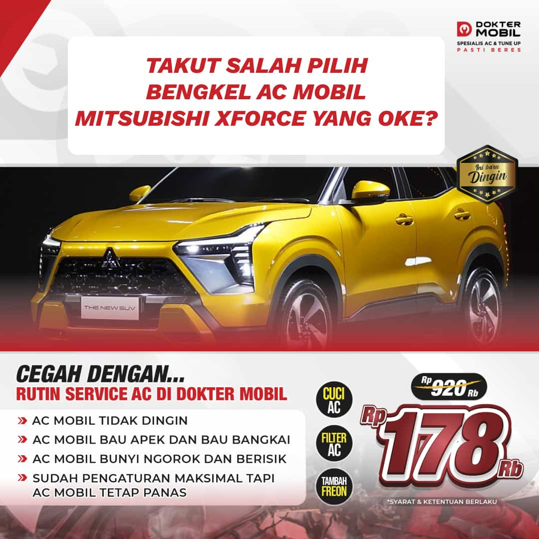 Bengkel Service AC Mobil Mitsubishi XFORCE Terdekat