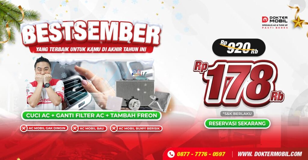 PROMO SERVICE AC MOBIL 178 DOKTER MOBIL - BESTSEMBER