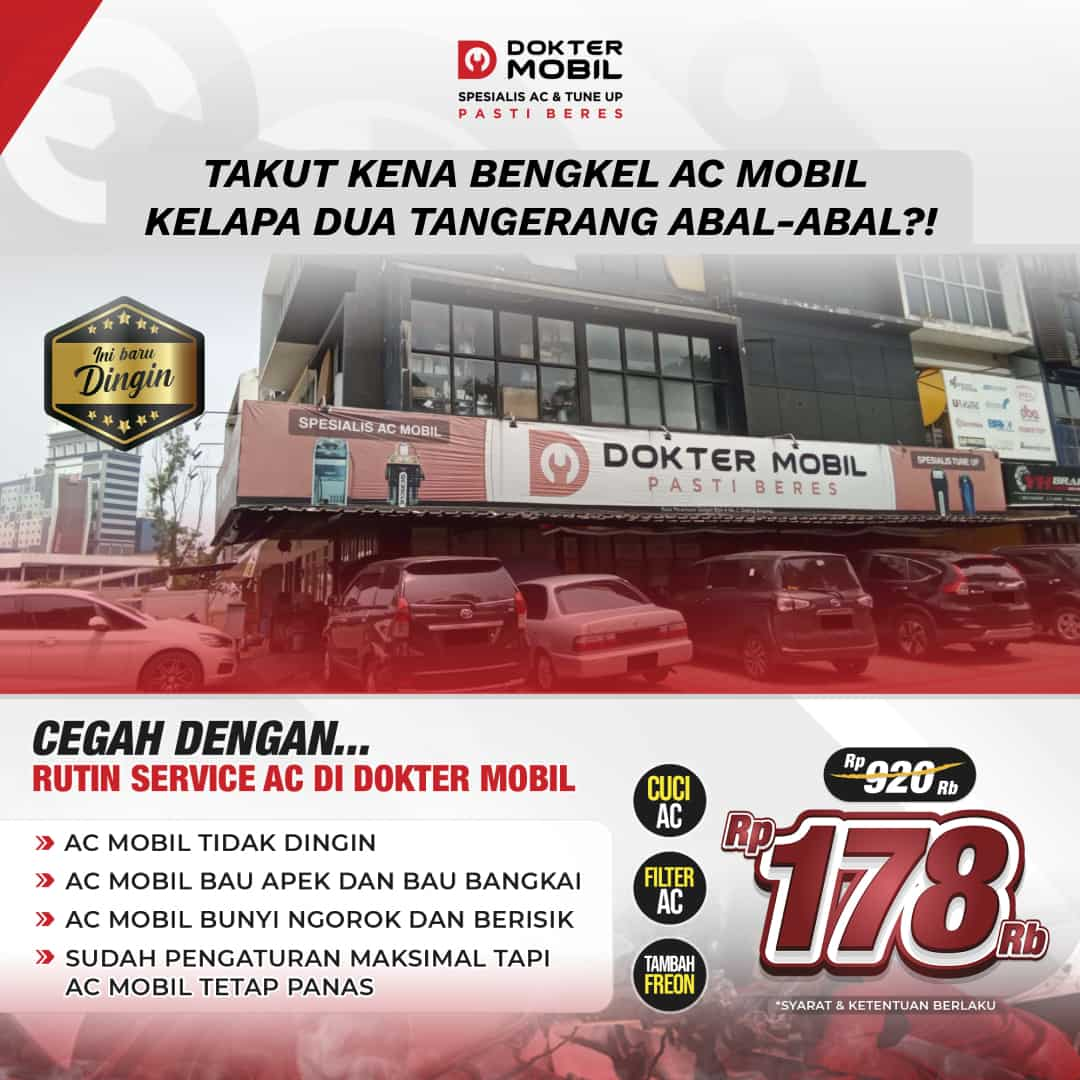 Pilihan Bengkel Service AC Mobil Kelapa Dua Tangerang Terbaik