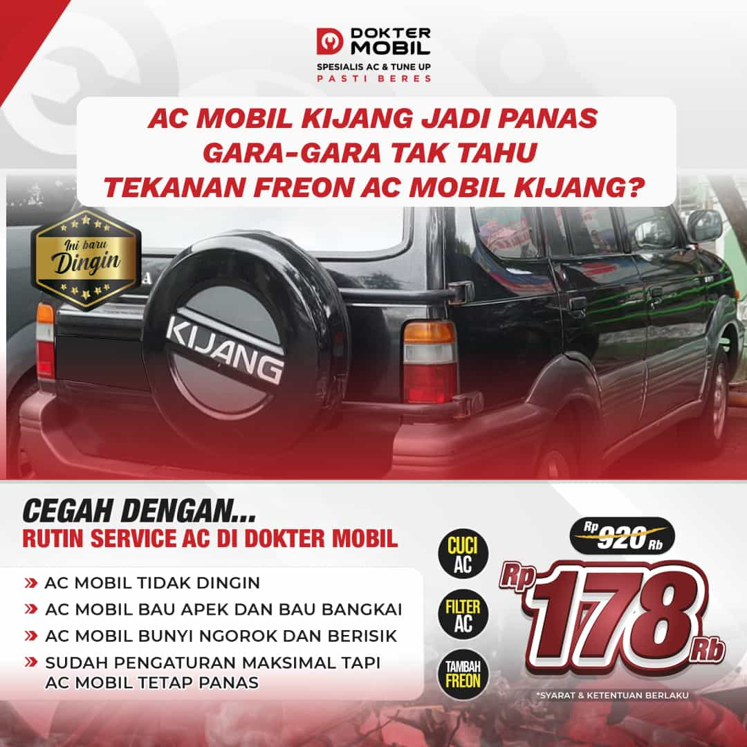 Tekanan Freon AC Mobil Kijang yang Tepat