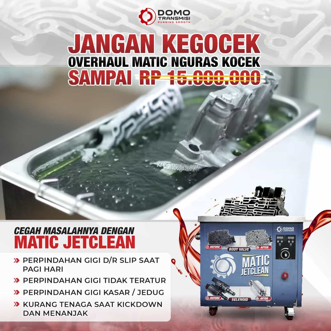 Matic Jet Clean di Dokter Mobil, Service Transmisi Matic yang Non-Invasif