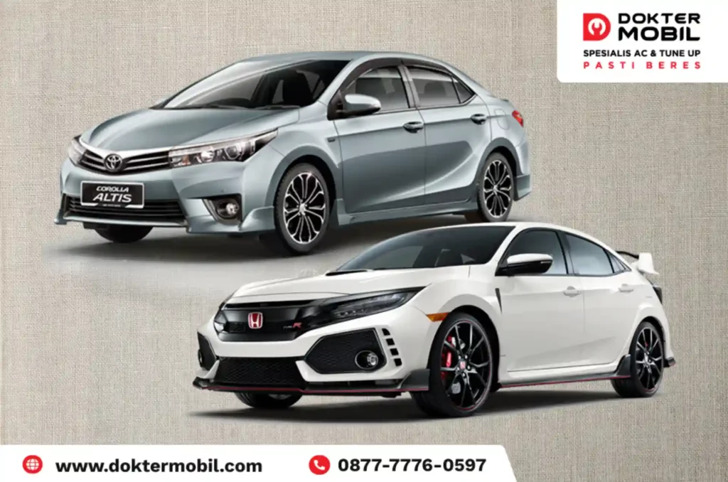 Inilah Perbandingan Honda Civic dan Toyota Corolla Altis