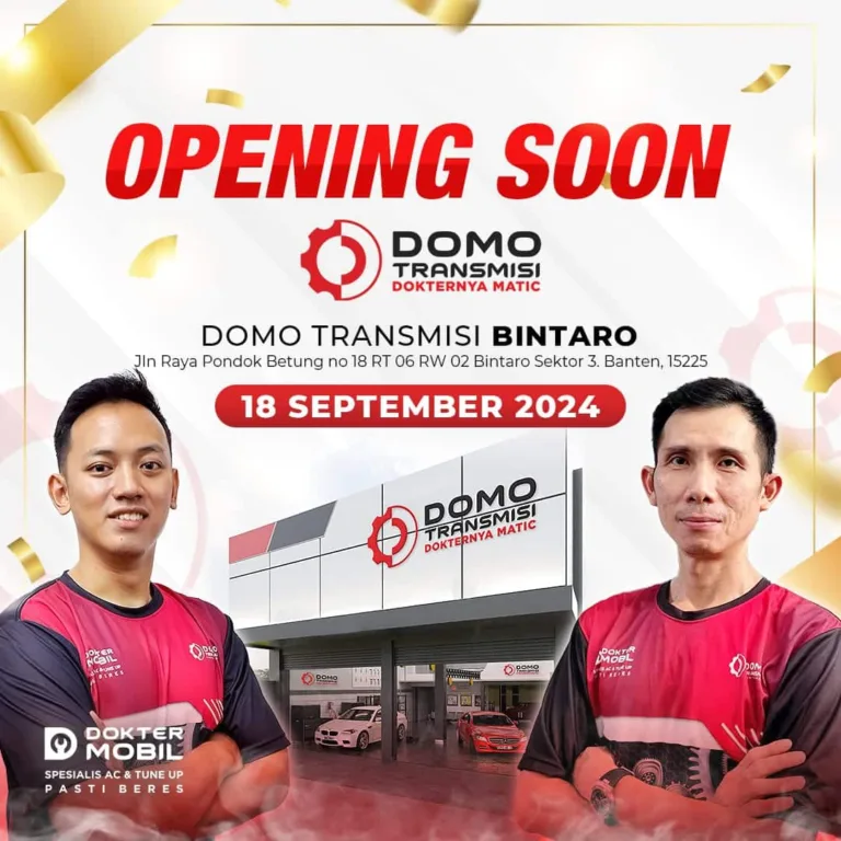 DOMO Transmisi Siap Ekspansi Buka Cabang di Bintaro